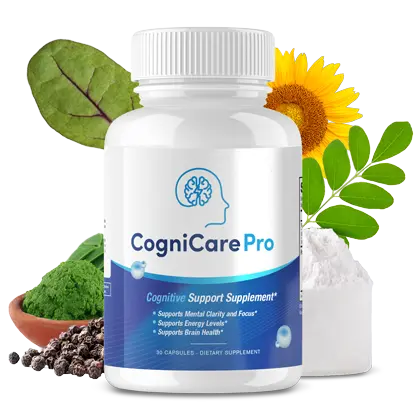 CogniCare Pro Bottle with fruits
